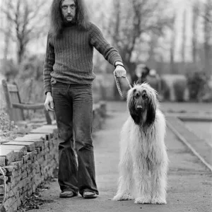 1975 Photographic Print of a Dog Resembling its Owner