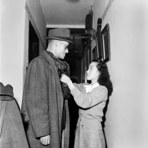 Domestic Scenes Man and Wife. February 1953 D613-002