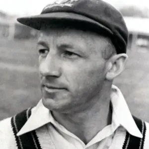 Don Bradman, Cricketer Wearing cricket whites and cap. Circa 1930 Don Bradman, Cricketer Wearing cricket whites and cap. Circa 1930