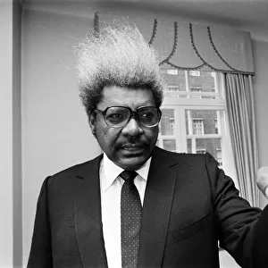 Don King American boxing promoter in London July 1986 Local Caption