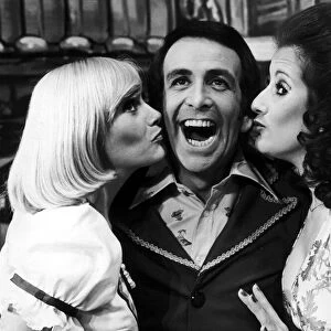 Don Maclean, actor and comedian, with Ann Ashton (left)