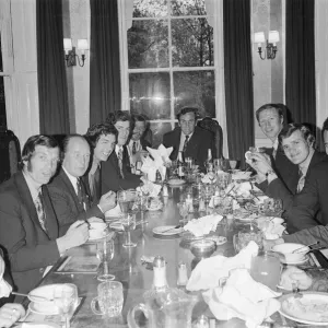 Leeds United Celebratory Meal Print, 6th May 1972