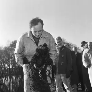 Donald Campbell, at Coniston Water, 7th November 1957. Donald Campbell