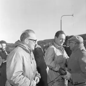 Donald Campbell, at Coniston Water, 7th November 1957. Donald Campbell