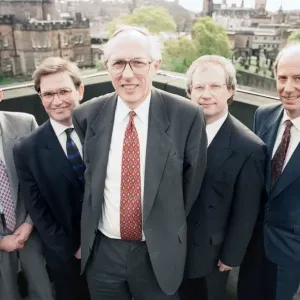 Donald Dewar, Scottish Secretary of State, pictured with his new team, Sam Galbraith Donald Dewar, Scottish Secretary of State, pictured with his new team, Sam Galbraith