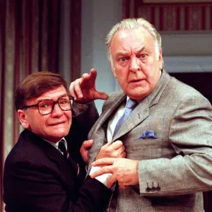 Donald Sinden and Michael Williams in the stage play Out of Order, Print 01476 Donald Sinden and Michael Williams in the stage play Out of Order, Print 01476