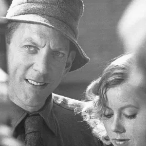 Donald Sutherland and Jenny Agutter on The Eagle Has Landed Print 1976 Donald Sutherland and Jenny Agutter on The Eagle Has Landed Print 1976