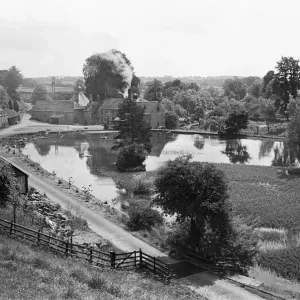The Donnington Brewery at Stow on the Wold. 5th July 1963 The Donnington Brewery at Stow on the Wold. 5th July 1963