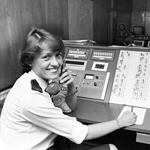 Doreen Clark fields the telephone calls at a North East fire station