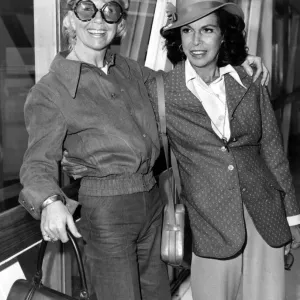 Doris Day and Jacqueline Susann at Heathrow Airport today. 20th September 1973 Doris Day and Jacqueline Susann at Heathrow Airport today. 20th September 1973