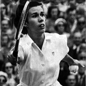 Doris Hart Wimledon Tennis Champion 8th July 1951 in action at the All England Club