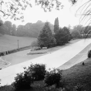 The Dorking By-Pass (A24) shortly before its opening on June 1934