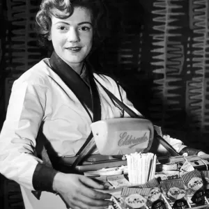 Dorothy Smith, Usher Selling at Glasgow Cinema, 1957 Print