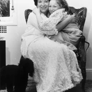 Lena Zavaroni with Agent Dorothy Solomon Print Circa 1975