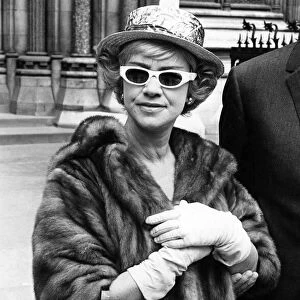 Dorothy Squires at the Divorce Court today. July 1962 P009651