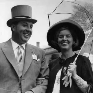 Doug Ellis, Birmingham Travel Agent, Sunflight Print at Royal Ascot 1965