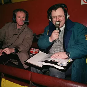 Dougie McDonald and Davie Provan Radio Clyde sports presenter 1998