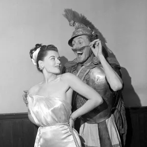 Douglas (carden the cad) Robinson and Eunice Gayson at the Lindsay Theatre December