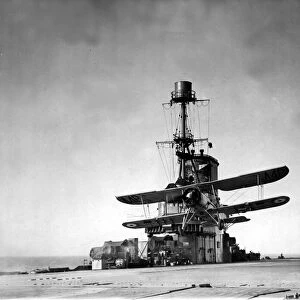 "Doves"of the Ark in peacetime - A Swordfish aircraft lands on the deck of