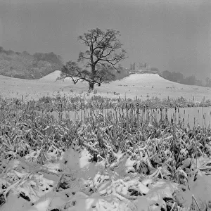 The Dower House, Stoke Park, Bristol carpeted in snow 31st December 1961