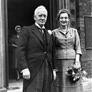 Dr Alexander Fleming, the inventor of Penicillin marries Dr