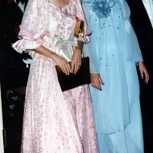 Print of Dr Anne Gilmore and Princess Diana at the Prince and Princess of Wales Hospice