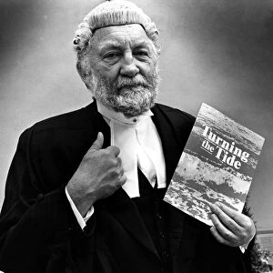 Dr David Bellamy dressed as a barrister for his new documentary series Turning the Tide