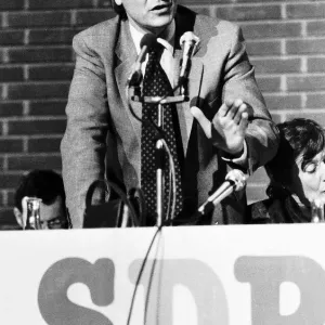 Dr David Owen former Labour foreign secretary, is now the new leader of the Social