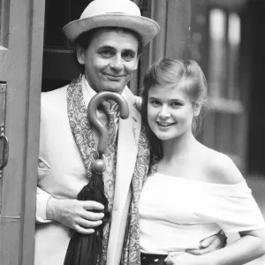 Dr Who alias Sylvester McCoy seen here at a press conference to promote the new series Dr Who alias Sylvester McCoy seen here at a press conference to promote the new series