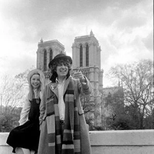 Dr Who television programme in France 1979 Tom Baker and Lalla Ward
