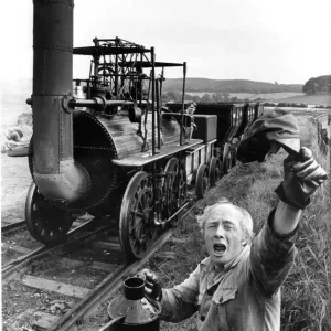 Driver Bill Tully Celebrates 10,000 Miles Under Steam Print Driver Bill Tully Celebrates 10,000 Miles Under Steam Print