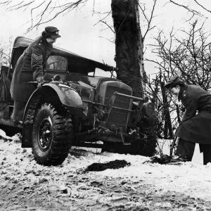 ATS Vehicle Damage Check Print, February 1941 ATS Vehicle Damage Check Print, February 1941