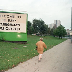 Drivers into Birmingham city centre are greeted by a new sign in Bristol Street with