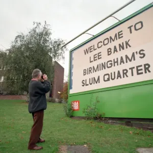 Drivers into Birmingham city centre are greeted by a new sign in Bristol Street with Drivers into Birmingham city centre are greeted by a new sign in Bristol Street with