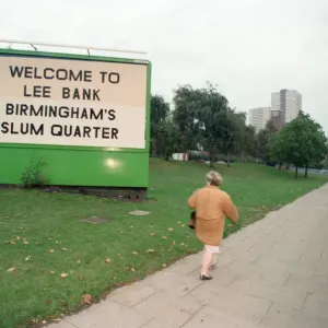 Drivers into Birmingham city centre are greeted by a new sign in Bristol Street with Drivers into Birmingham city centre are greeted by a new sign in Bristol Street with