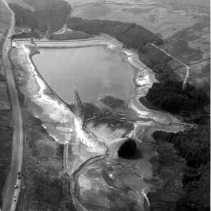 Drought - Wales Aerial Print 25th August 1976 Drought - Wales Aerial Print 25th August 1976