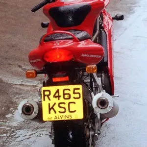 DUCATI 900ss January 1999 Rear view motorcycle motorbike