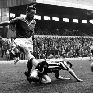 this duel with Sunderland inside right, Goodchild - 22nd April 1959 this duel with Sunderland inside right, Goodchild - 22nd April 1959