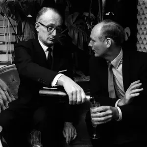 Duke of Bedford LEFT April 1963 Pictured drinking champagne during lunch with Lord Duke of Bedford LEFT April 1963 Pictured drinking champagne during lunch with Lord