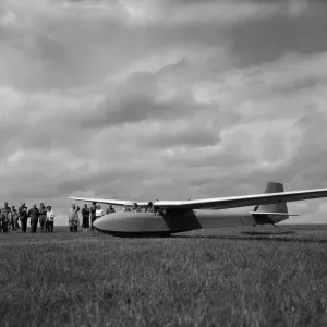 The Duke of Edinburgh at Nympsfield, headquarters of the Bristol Gliding Club The Duke of Edinburgh at Nympsfield, headquarters of the Bristol Gliding Club