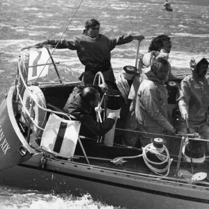 Print of The Duke of Edinburgh yacht with Prince Andrew on board Print of The Duke of Edinburgh yacht with Prince Andrew on board