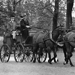 The Duke of Edinburgh. Prince Philip Carriage racing. May 1975