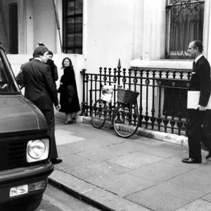 The Duke of Edinburgh. Prince Philip Connaught rooms after a lunch. December 1981 The Duke of Edinburgh. Prince Philip Connaught rooms after a lunch. December 1981