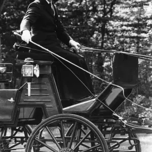 The Duke of Edinburgh. Prince Philip driving a carriage. September 1977