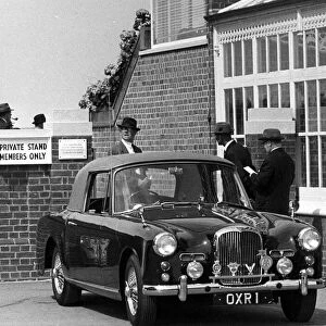 The Duke of Edinburgh. Prince Phillips Alvis motorcar. July 1963