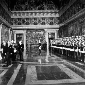 The Duke of Edinburgh. THE QUEEN AND PRINCE PHILIP DURING A ROYAL VISIT TO ITALY The Duke of Edinburgh. THE QUEEN AND PRINCE PHILIP DURING A ROYAL VISIT TO ITALY