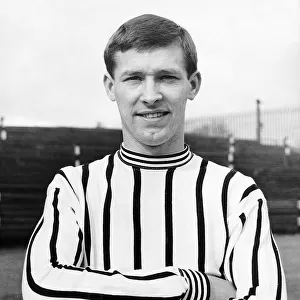 Dunfermline footballer Alex Ferguson poses for a picture before a training session