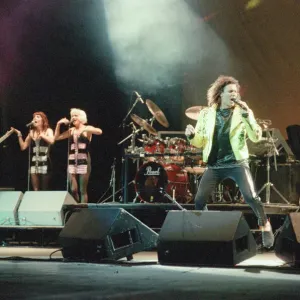 Duran Duran in concert. Pictures circa 14th March 1989 The group were Duran Duran in concert. Pictures circa 14th March 1989 The group were