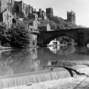 Durham City, County Durham. Durham Cathedral and the River Wear. 24th May 1969 Durham City, County Durham. Durham Cathedral and the River Wear. 24th May 1969