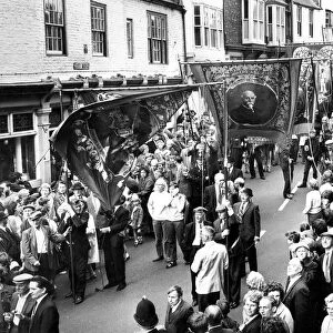 Durham Miners Gala - Crowds march through the city